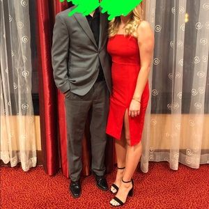 Express Red cocktail dress